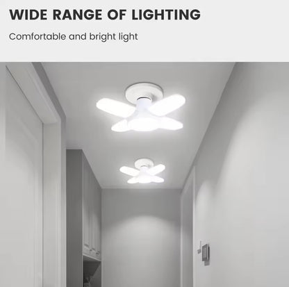 E27 Foldable 28W LED Bulb (6500K, AC 220V/110V, White Light)