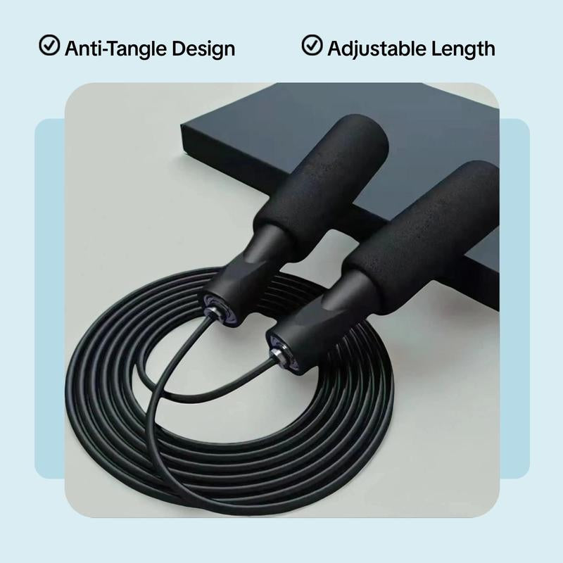 Adjustable Non-Slip Handle Skipping Rope
