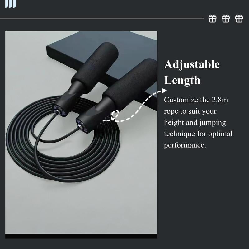 Adjustable Non-Slip Handle Skipping Rope
