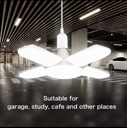 E27 Foldable 28W LED Bulb (6500K, AC 220V/110V, White Light)