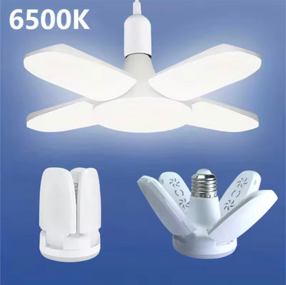 E27 Foldable 28W LED Bulb (6500K, AC 220V/110V, White Light)